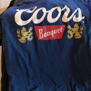 Medium Coors shirt - good condition.